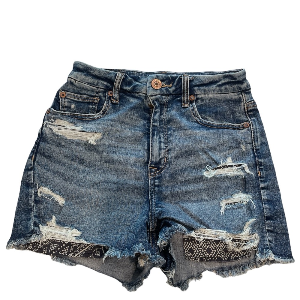 American Eagle Outfitters Printed Pocket Denim Short